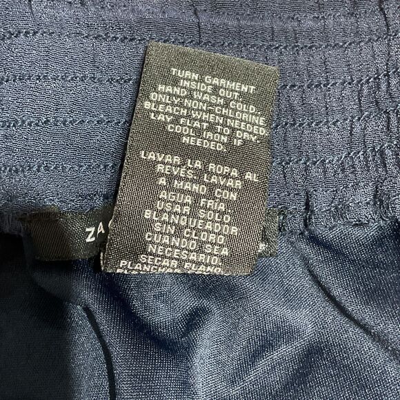 Zac & Rachel Fringe Eyelet Capri Pants Size L - Picture 8 of 8